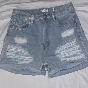 Mom jean shorts